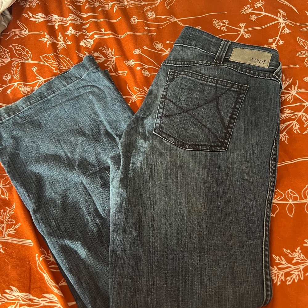Ariat Trousers with slight wear on the hem of the bottoms